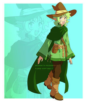 first drawing of fern